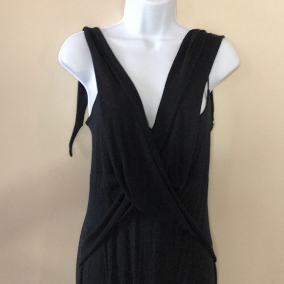 below the knee, low cut, strappy backless dress - Picture 6 of 7